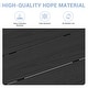 preview thumbnail 66 of 94, 6-Piece HDPE Outdoor Dining Table Sets with Umbrella Hole - 1-Table 4-Chairs-1-Bench