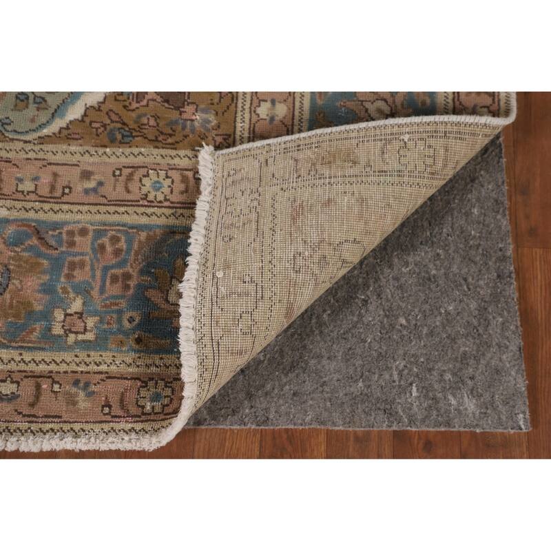 Over-Dyed Tabriz Persian Vintage Rug Handmade Wool Carpet - 7'11"x 11'6"