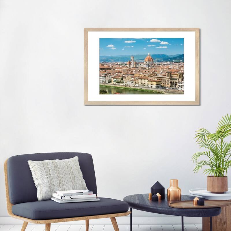 iCanvas "Florence Skyline With Florence Cathedral In Summer, Tuscany, Italy" by Jan Becke PFA