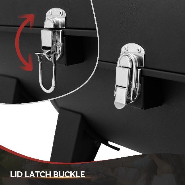 Royal Gourmet Black Portable Charcoal Grill