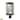 Atlas Lighting Newcaslte LED Water Glass Panelled and Metal Outdoor Post Light - 19 inch Tall