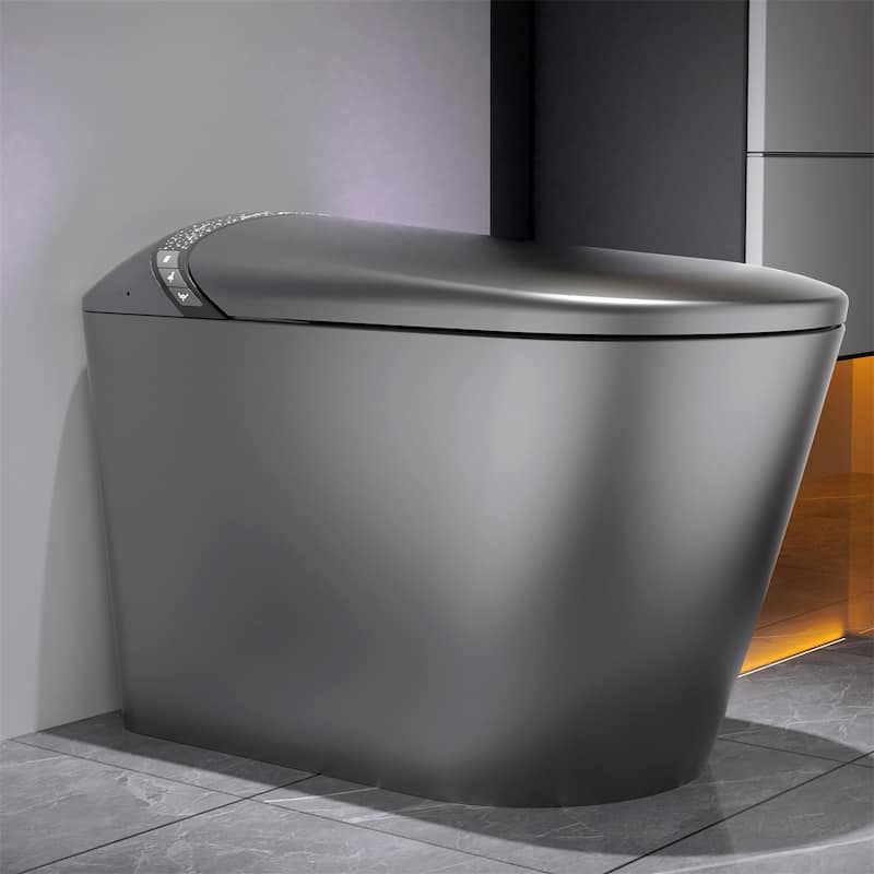Starry Night Light Smart Toilet - Matte Grey