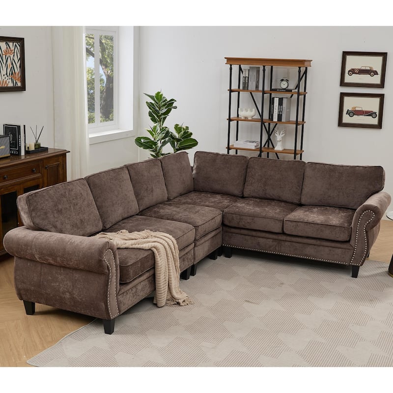 109.5" Modular Sectional Sofa