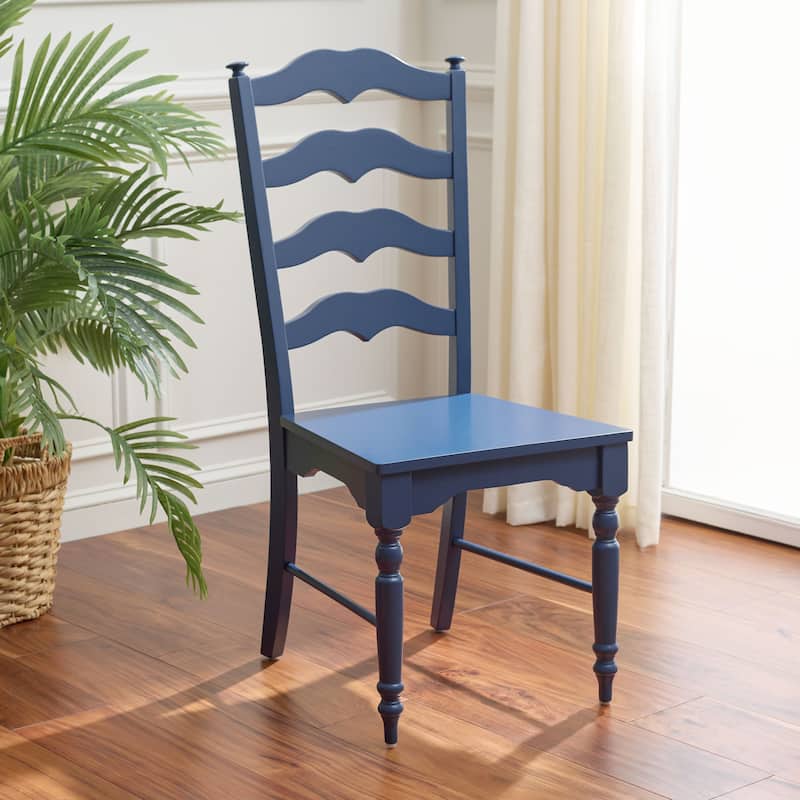 SAFAVIEH HOME Rasia Ladder Back Side Chair - 19"W x 22"D x 41"H