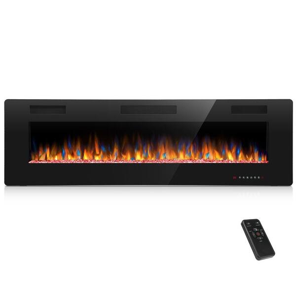 Shop 60 Inch Ultra Thin Electric Fireplace Insert On Sale Overstock 31136093