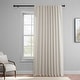preview thumbnail 61 of 83, Exclusive Fabrics Extra Wide Room Darkening 84-inch Curtain (1 Panel) 100 X 84 - Alabaster Beige