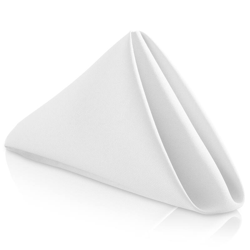 144 Pack 17 Inch Polyester Cloth Dinner Napkins for Party Restaurant