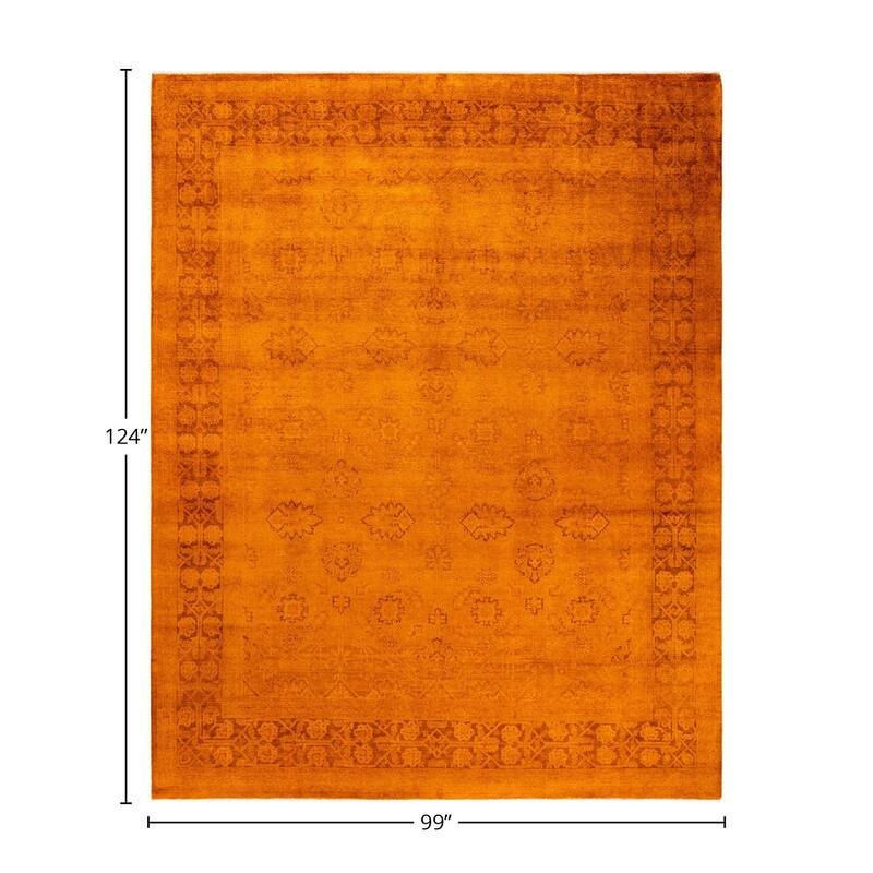 Vibrance, One-of-a-Kind Hand-Knotted Area Rug - Gold, 8' 3" x 10' 4" - 8' 3" x 10' 4"