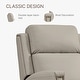 preview thumbnail 44 of 52, Jerome Swivel Glider Recliner Nursery Chair Manual Push Back Recliner