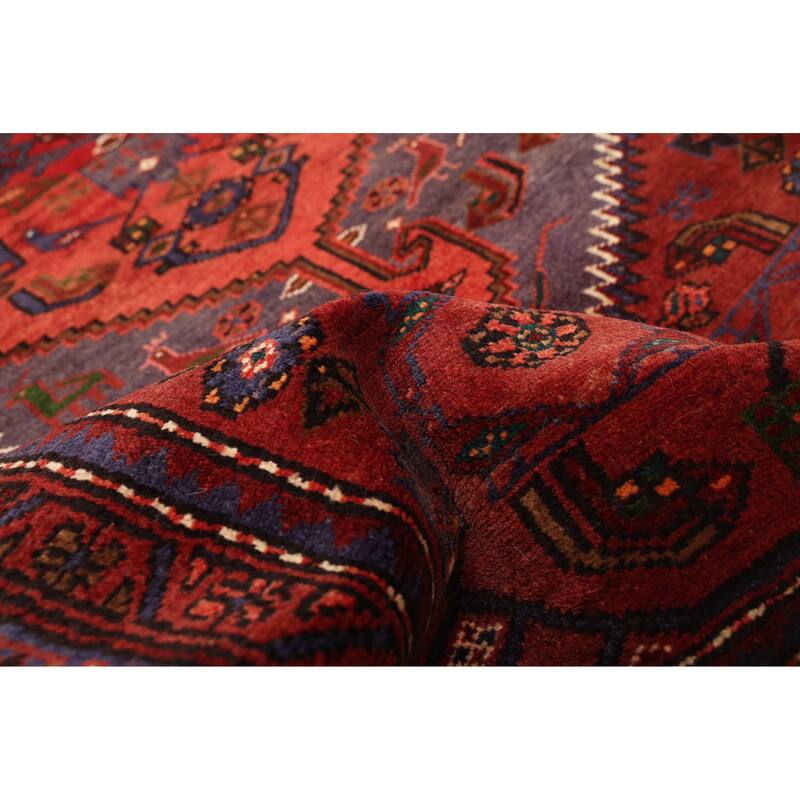 ECARPETGALLERY Hand-knotted Anadol Dark Red Wool Rug - 3'6 x 6'9