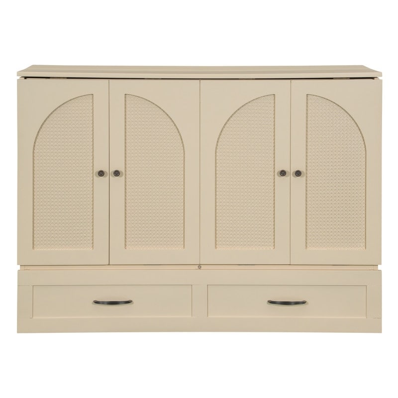 Murphy Bed with Extra-Large Storage Drawers‌