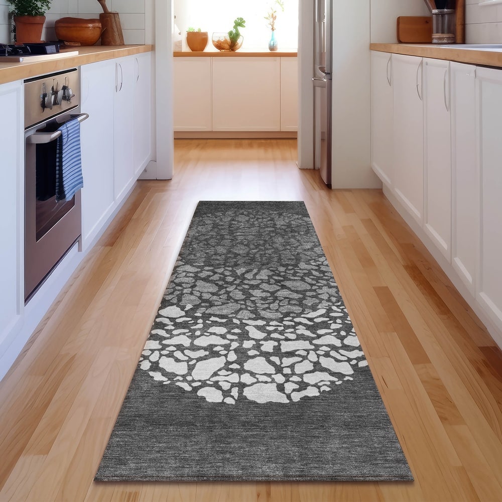 Premium Washable Super Soft Modern Fragments Mayfield Rug