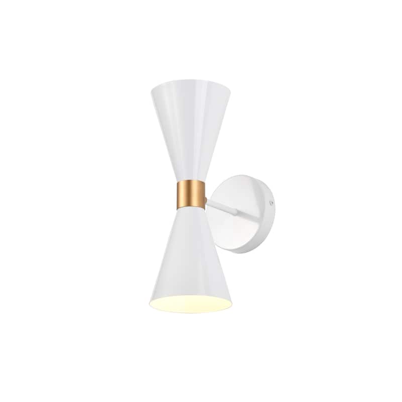 Smithy 7 Inch Matte White Adjustable Arm Wall Sconces (Color Optional) - N/A