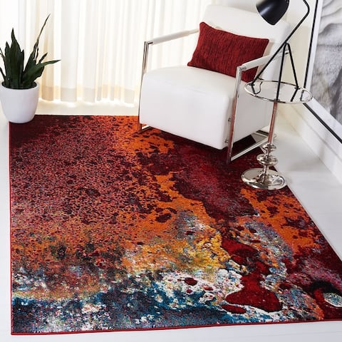 SAFAVIEH Glacier Liliana Watercolor Modern Abstract Rug