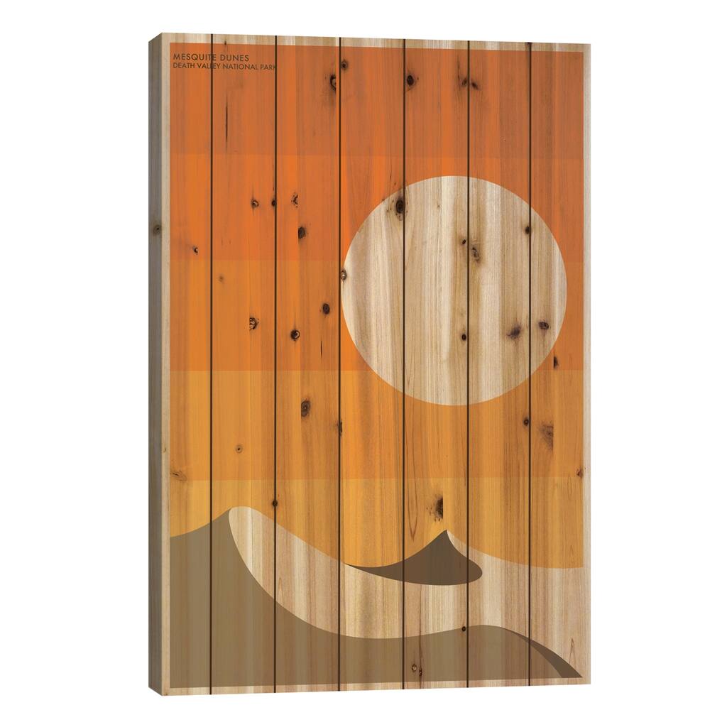 Death Valley I Print On Wood by Jazzberry Blue - Multi-Color
