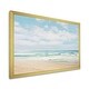 preview thumbnail 8 of 11, Designart "Beach Photo Coastal Tranquility III" Nautical & Beach Framed Canvas Prints
