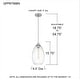 preview thumbnail 8 of 6, Marza 1-Light Brushed Nickel Mini Pendant