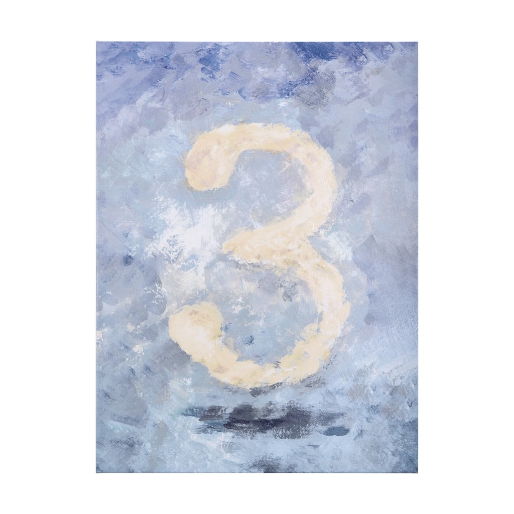 Numbers III (42 x 56) Canvas Art Print