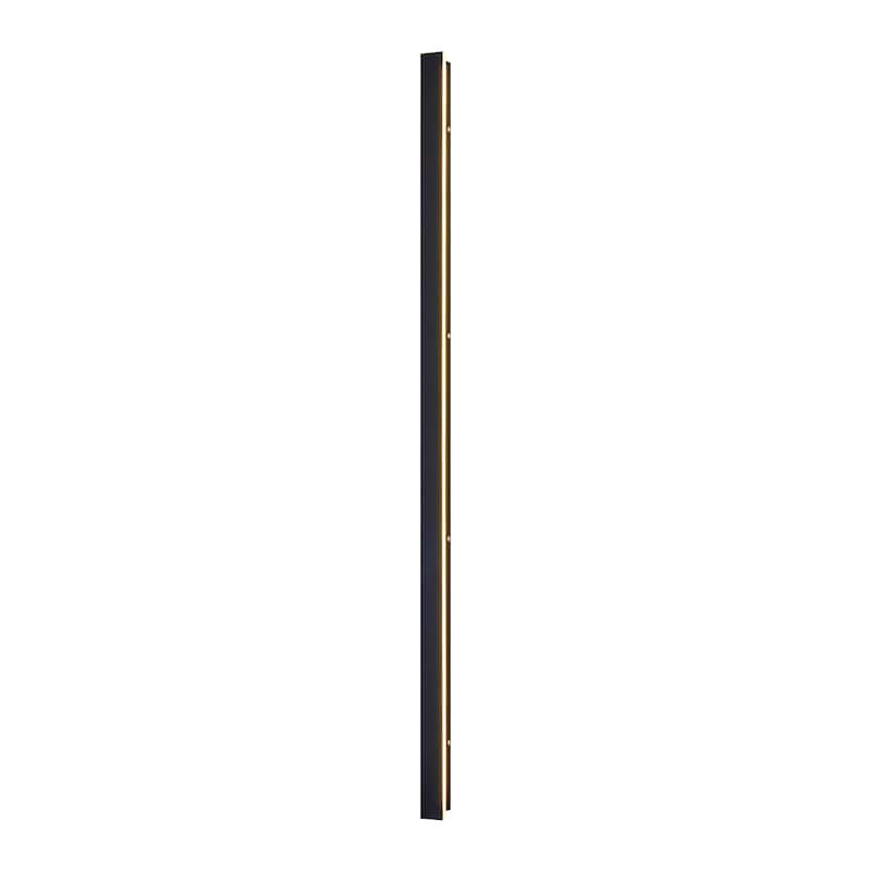 1-Light Modern Linear Strip Acrylic 3000K IP65 Integrated LED Warm Light Waterproof Outdoor Wall Light