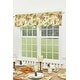 preview thumbnail 3 of 2, Sierra Retreat Brown Pinecone Window Curtain Valance Set 2 - 15.5 x 72