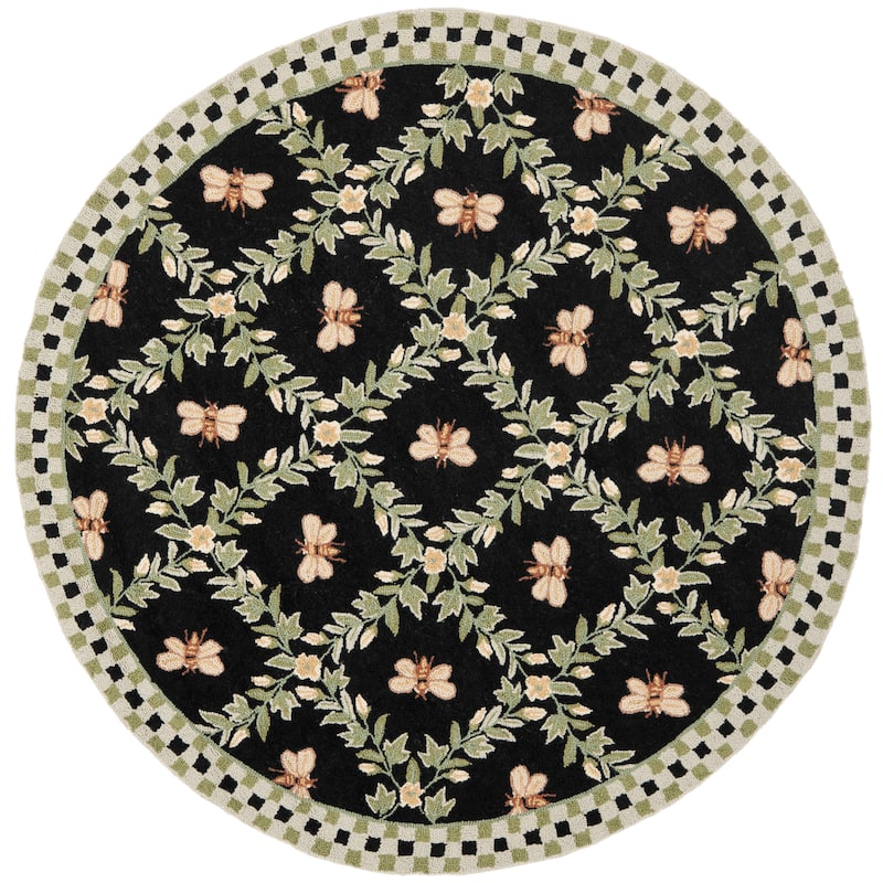 SAFAVIEH Handmade Chelsea Aubree French Country Trellis Wool Rug