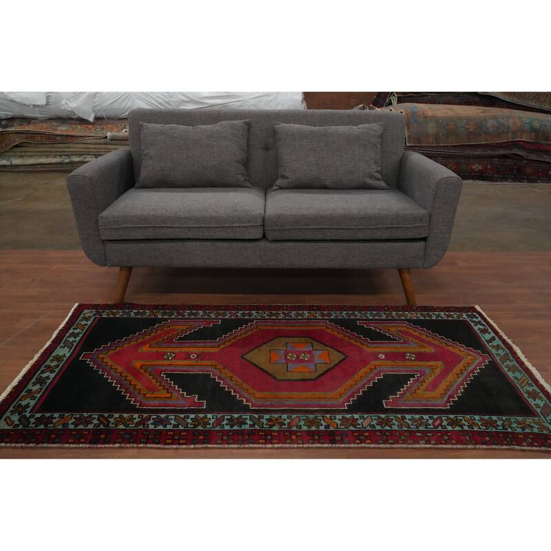 Hand Knotted Oriental 100% Wool Carpet Traditional Tribal Pink Tabriz Area Rug - 6' 0'' X 3' 2''