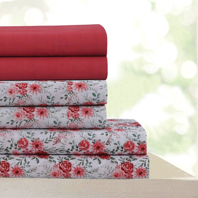 Scarlett Beverly Hills 400 Thread Count Egyptian Quality Cotton Sheets Set with BONUS Pillowcases