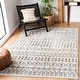 preview thumbnail 1 of 3, SAFAVIEH Tulum Astra Boho Moroccan Distressed Rug - Ivory/Grey - 5' 3" x 7' 6"