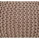 AANNY Designs Lychee Knitted Cotton Round Pouf Ottoman