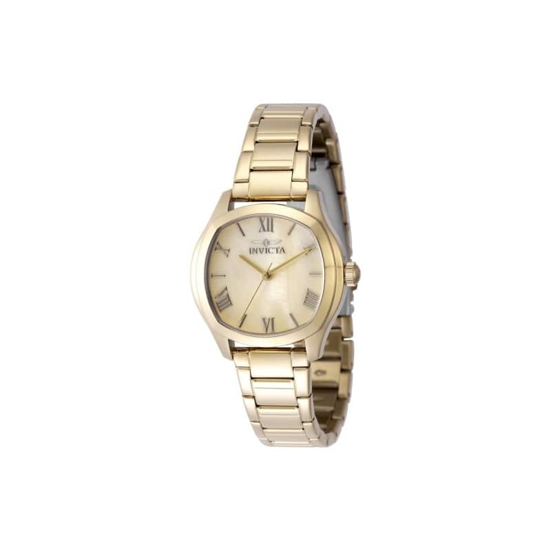Invicta Women's 48235 Wildflower Quartz 3 Hand Gold Dial Watch