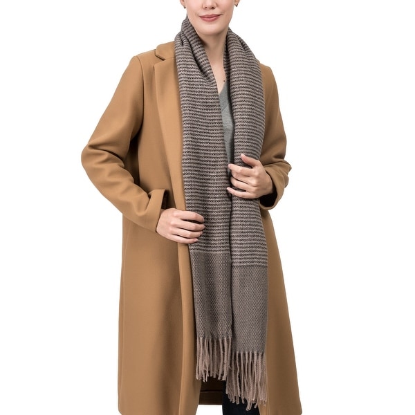 Glitzhome Warm Soft Long Scarf with Tassels. Opens flyout.