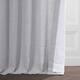 Exclusive Fabrics Italian Faux Linen Curtain (1 Panel)