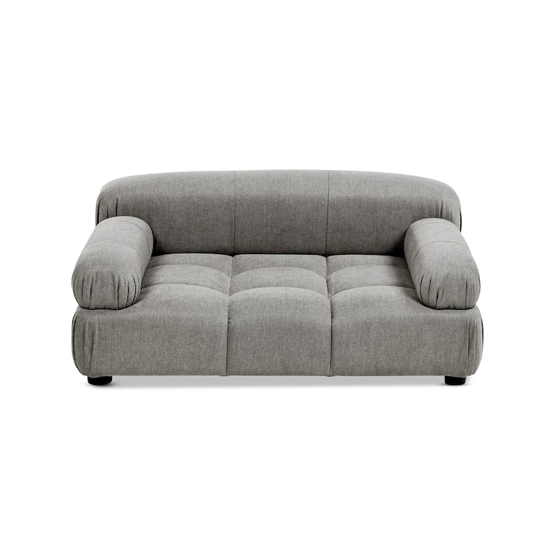 Jennifer Taylor Home Marcel Upholstered Modern Pet Bed, Small to Medium Dog or Cat