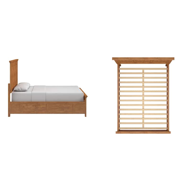 Varenna Wood Panel Platform Bed