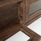 preview thumbnail 42 of 43, Arelius Light Brown Solid Wood w/ Black Iron Base Square Display Coffee Table