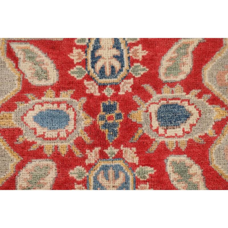 Traditional Kazak Oriental Area Rug Hand-Knotted Bedroom Wool Carpet - 5'9" x 7'11"