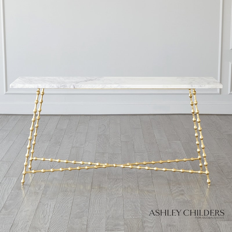 Elder Console-Gold Leaf