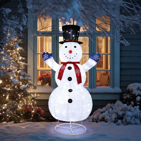 Lighted snowman discount