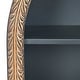 preview thumbnail 9 of 8, Mireza Ornate Framed Black & Gold 3 Tier Wooden Wall Shelf