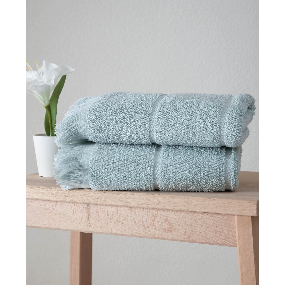 Ozan Premium Home Mirage Collection 100% Turkish Cotton 2-Pc. Hand Towels