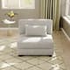 Option Beige-Armless Sofa