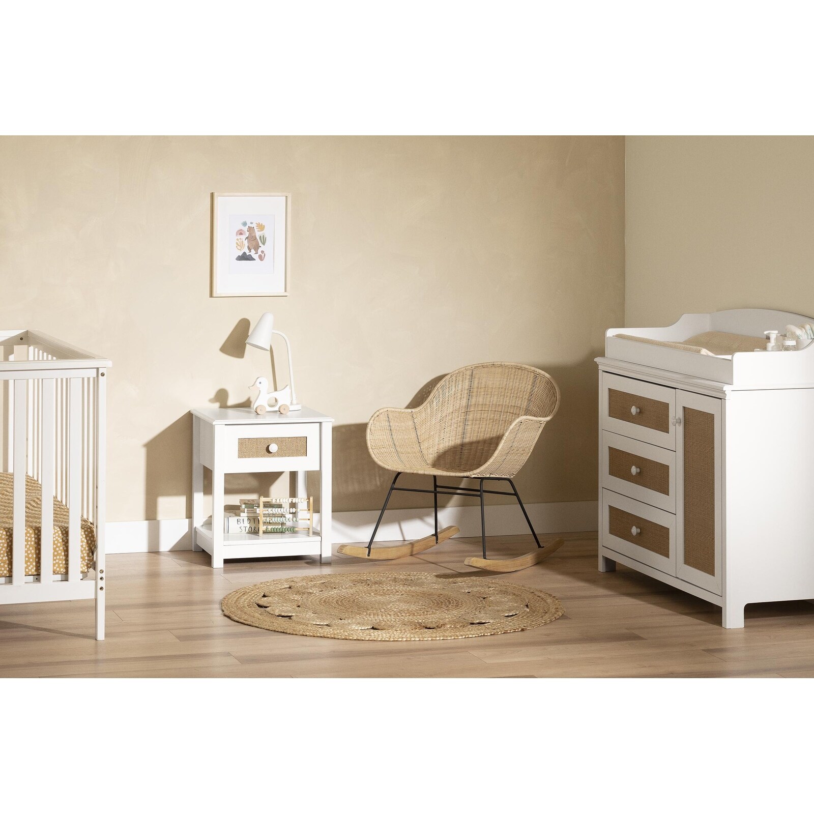 white christmas dresses Changing Table - Cotton Candy | 3-Drawer | Free Shipping main image 1