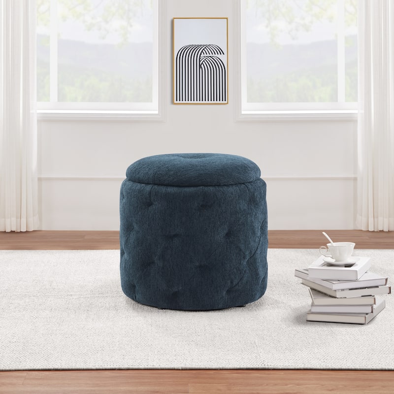 Erindale Round Storage Ottoman