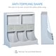 preview thumbnail 3 of 6, Kids Toy Storage Organizer Cabinet, Display Bookshelf with Drawers