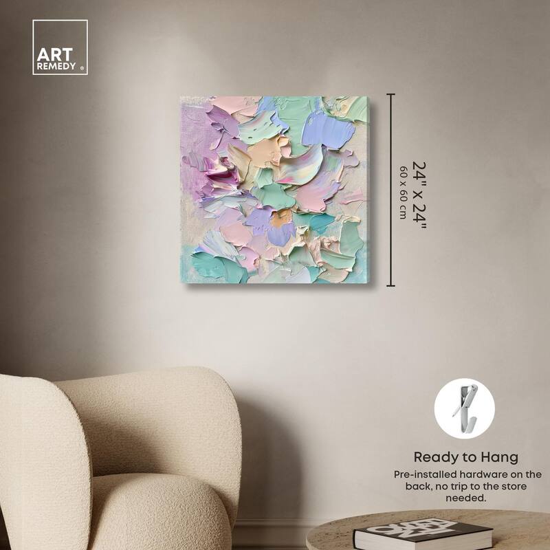 Flowing Mousse II Canvas by Art Remedy, Gallery Wrapped