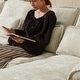 preview thumbnail 55 of 53, 113" Chenillle U Shaped Sectional Sofa with Toss Pillows