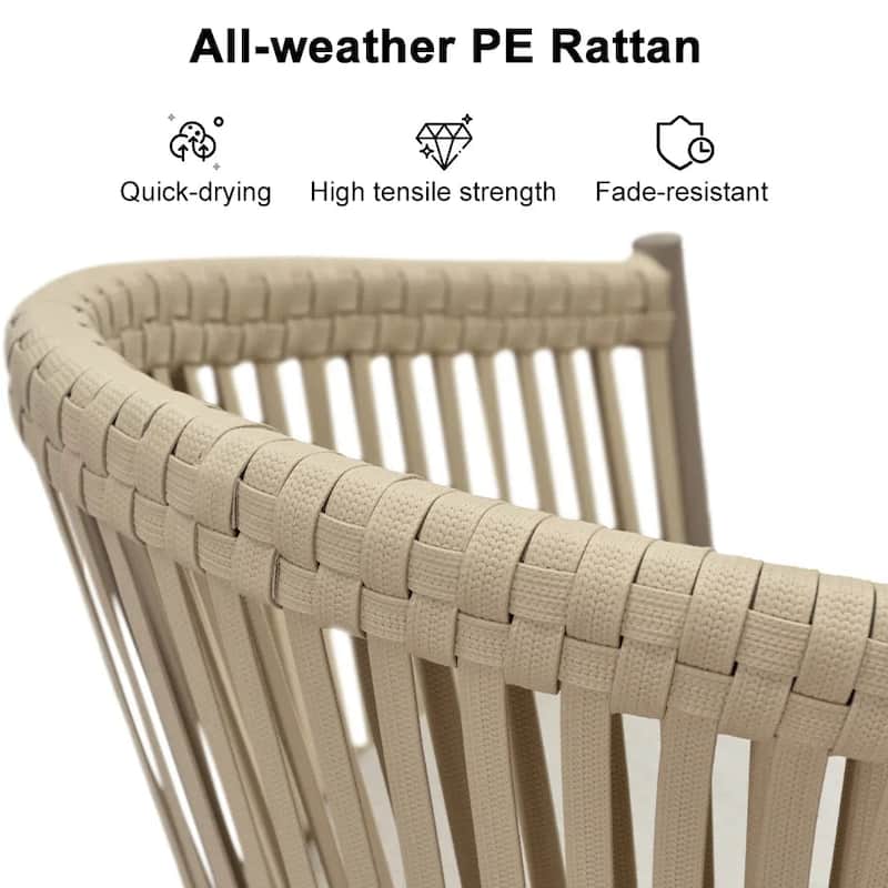 PURPLE LEAF 2 Set of Modern Bar Stool with Backrest and Arm Aluminum Legs Cushion include