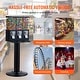 preview thumbnail 20 of 19, VEVOR Commercial Vending Machine, Triple Compartment Candy Dispenser with Iron Stand, Gumball and Candy Machine