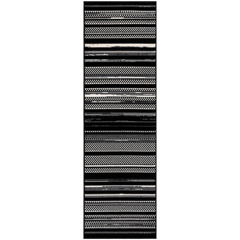Power Loomed Traditional Modern Area Rug - 90' X '27' X '0.5