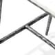 preview thumbnail 22 of 24, 247 Shop At Home Lalia Modern Hammered Metal Square Back Counter Height Dining Chair